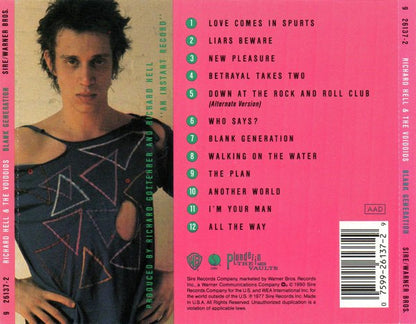 Richard Hell & The Voidoids – Blank Generation - CD