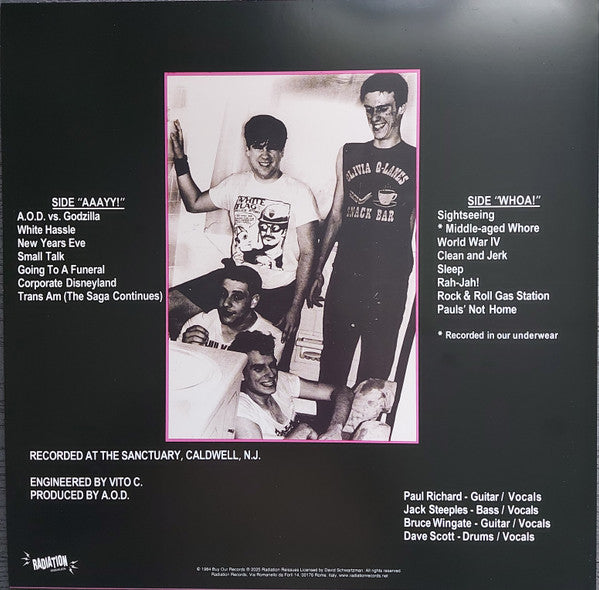 Adrenalin O.D. - The Wacky Hi-Jinks Of Adrenalin O.D. (LP, Album, Ltd, RE, Rosa / Pink)