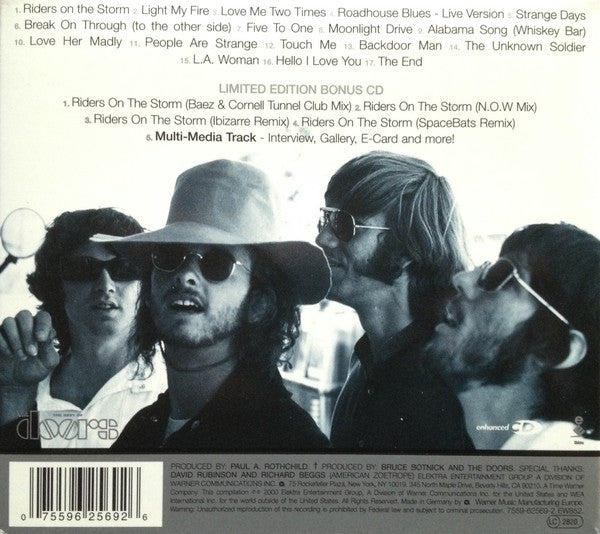 The Doors – The Best Of The Doors - 2xCD - Digipak - CDs Nuevos (M) / Portada Como Nueva (M-)