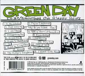 Green Day ‎– 1,039/Smoothed Out Slappy Hours - CD - Digipak