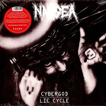 Nausea Cybergod / Lie Cycle Transparent Red Vinyl Edition LP (Svart)