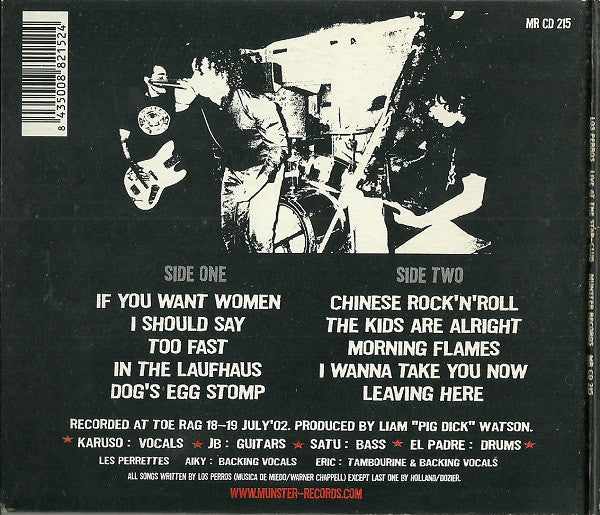 Los Perros - Live! At The Star-Club (CD, Album, Gat)