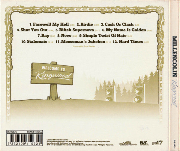 Millencolin – Kingwood - CD - Digipak - Enhanced - Como Nuevo / Like New (M- / M-)