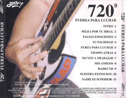720º ‎– Fuerza Para Luchar - CD - Nuevo sin usar pero no precintado / New and unplayed but not sealed.