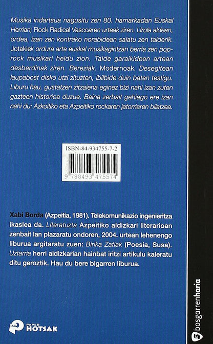 Jotakie - Urolan Pop - Libro / Book - Euskera - Como Nuevo / Like New (M-)