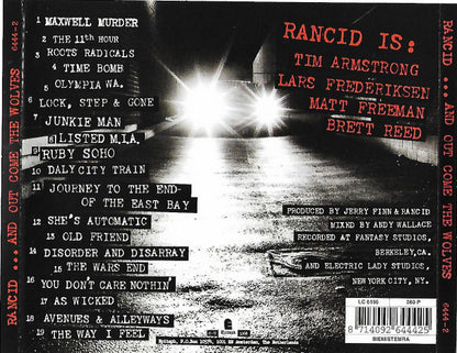 Rancid – ...And Out Come The Wolves - CD - 1995 - Epitaph – 6444-2