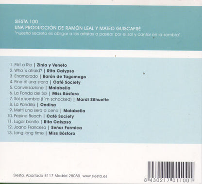 Sol Y Sombra (La Primera Alta Comedia Musical De Siesta) - CD - 2000 - Siesta – siesta 100 - NUEVO - PRECINTADO / NEW – SEALED.
