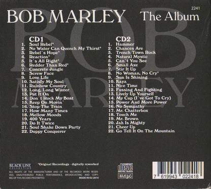 Bob Marley – The Album - 2xCD - Nuevo sin usar pero no precintado / New unplayed but not sealed.