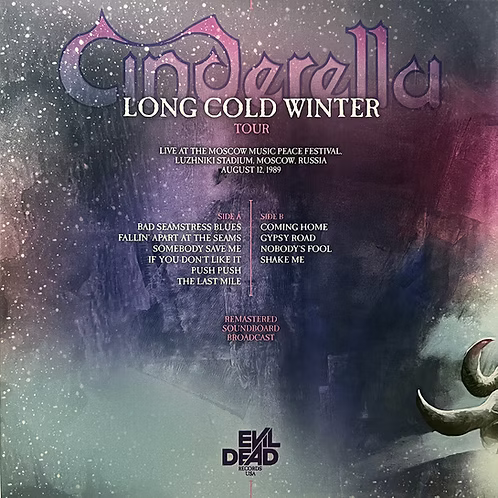 CINDERELLA LP Long Cold Winter Tour (Swirl Pink Coloured Vinyl)
