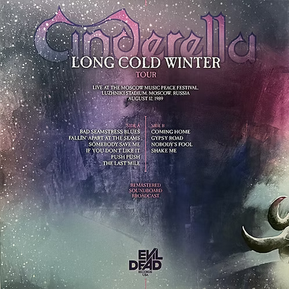 CINDERELLA LP Long Cold Winter Tour (Swirl Pink Coloured Vinyl)