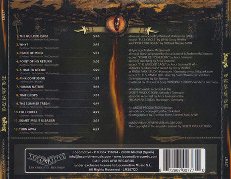 Yargos – To Be Or Not To Be - CD - Locomotive Records – LM257