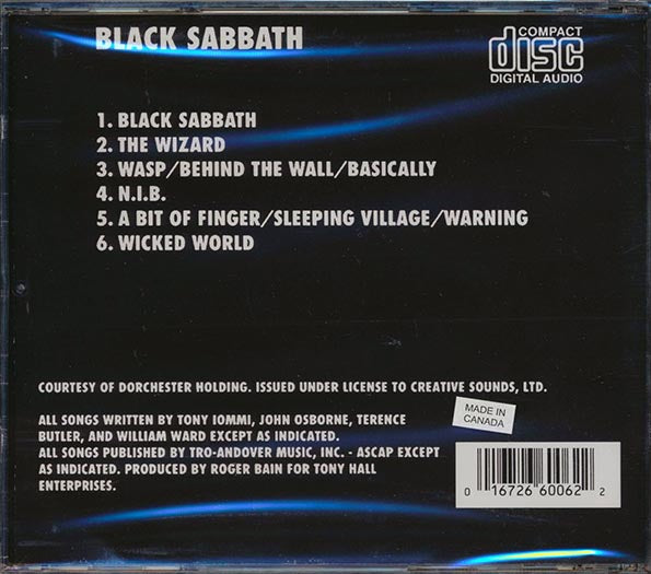 Black Sabbath - Black Sabbath - CD