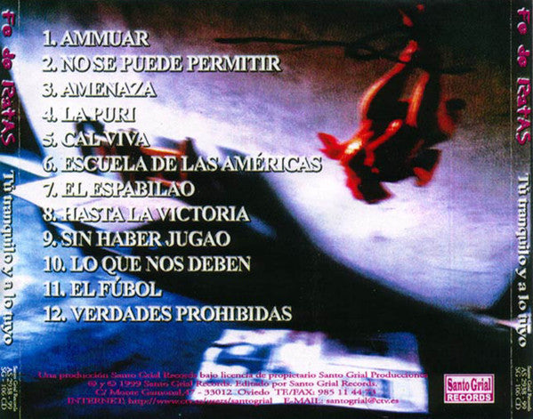 Fe De Ratas – Tú Tranquilo Y A Lo Tuyo - CD - NUEVO - PRECINTADO / NEW – SEALED.