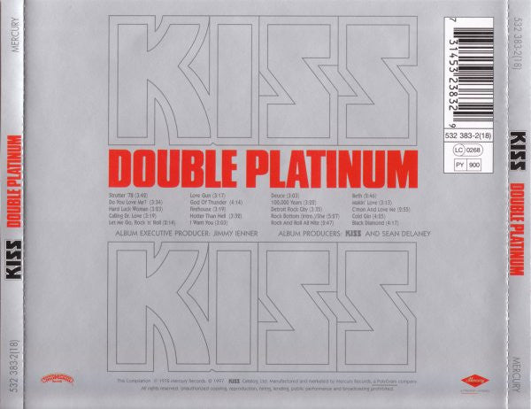 Kiss – Double Platinum - CD