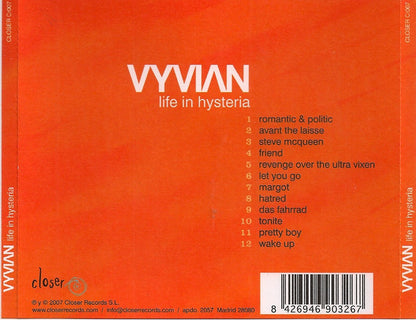 Vyvian – Life In Hysteria - CD - NUEVO - PRECINTADO / NEW – SEALED.