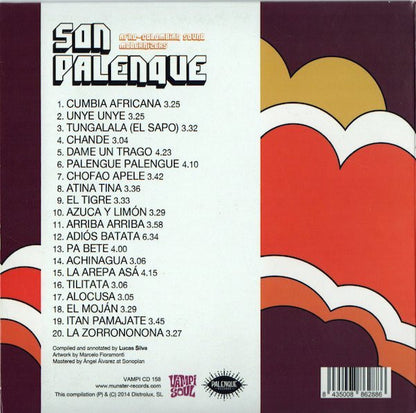 Son Palenque – Afro-Colombian Sound Modernizers - CD - Digipak - 2014 - Vampi Soul – VAMPI CD 158