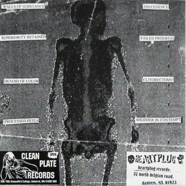 Guernica – Cleanse - 7" - 1999 - Clean Plate Records – CP26 - Como Nuevo / Like New (M- / M-)