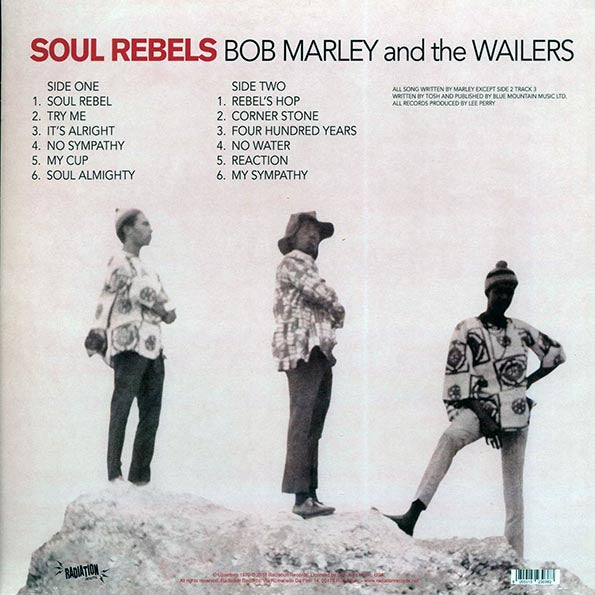 Bob Marley & The Wailers – Soul Rebels - LP