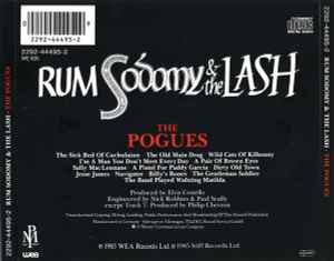 The Pogues ‎– Rum, Sodomy & The Lash - CD - CD Como Nuevo (M-) / Portada Como Nueva (M-)