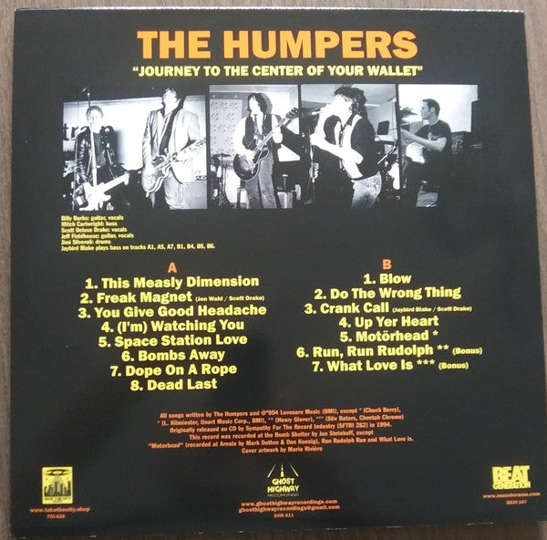 The Humpers - Journey To The Center Of Your Wallet (LP, Album, RE, RM)