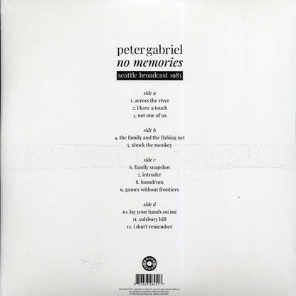 Peter Gabriel – No Memories (Seattle Broadcast 1983) - 2xLP