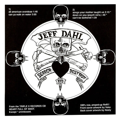 Jeff Dahl - Heart Full Of Snot E.P. (7", EP)