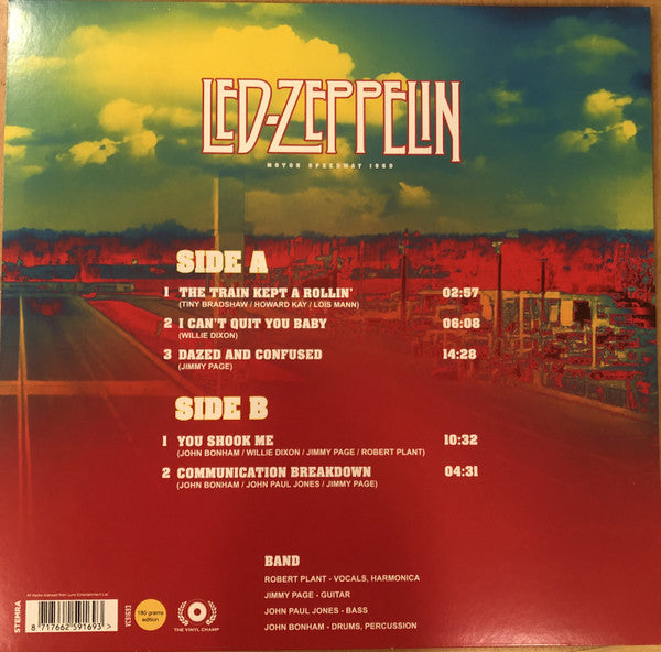 Led Zeppelin ‎– Motor Speedway 1969 - LP - Yellow Transparent