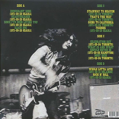 Led Zeppelin – Evolution Is Timing: 1971 Radio Sessions - 2xLP - Green Marble