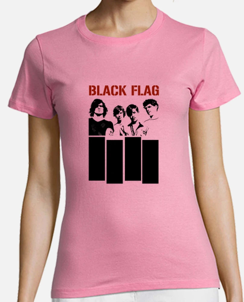 Black Flag - Camiseta Chica / Girl T-Shirt – MÚSICA AUTÓNOMA