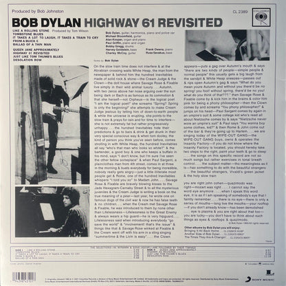 Bob Dylan - Highway 61 Revisited - LP - Color