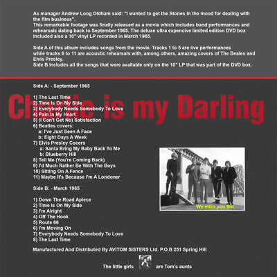 The Rolling Stones – Charlie Is My Darling Ireland 1965 - LP - Rojo / Red - 2013 - Avitom Sisters – DHTA 1111211 - Como Nuevo / Like New (M- / M-)