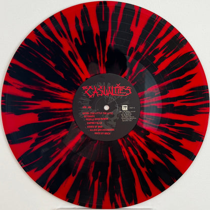 The Casualties - Detonate (LP, Album, Red w/Black Splatter)