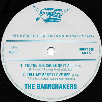 Marti Brom With The Barnshakers – Maybe I Do - 7" - 1999 - Goofin' Records – GOOFY 598 - Como Nuevo / Like New (M- / M-)