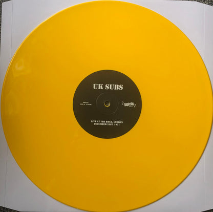 UK Subs - Live At The Roxy 1977 (LP, RSD, Ltd, Amarillo / Yellow)