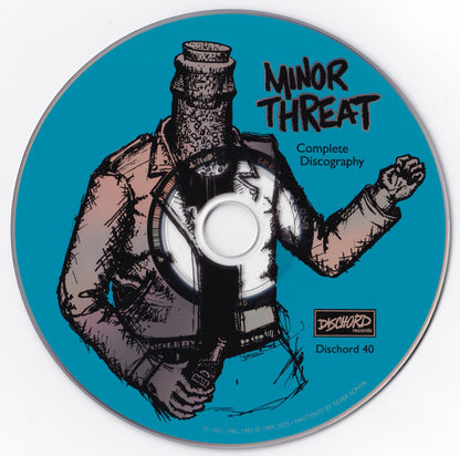 Minor Threat – Complete Discography - CD - Yellow Cover, Blue CD - Dischord Records – Dischord 40
