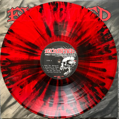 The Exploited - Beat The Bastards (2xLP, Album, RE, Red Transparent W/ Black Splatter)