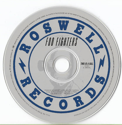 Foo Fighters – This Is A Call - CDSG - Promo - 1995 - Capitol Records – CDCLDJ 753, Roswell Records – CDCLDJ 753 - CD Muy Buen Estado (VG+) / Portada Como Nueva (M-)