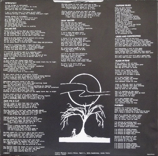 Gray Matter – Food For Thought - LP - 1990 - 	Dischord Records – DISCHORD 48 - Muy Buen Estado / Very Good Condition (VG+/VG+)