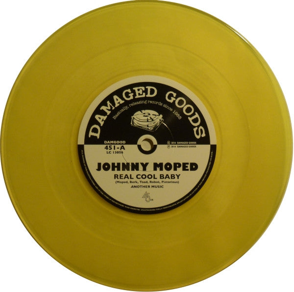 Johnny Moped - Real Cool Baby (7", Single, Ltd, Amarillo / Yellow)