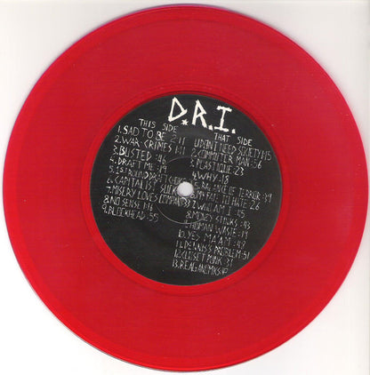 D.R.I. – Dirty Rotten EP - 7" - Rojo / Red - 2010 - Beer City Records – BCR-164