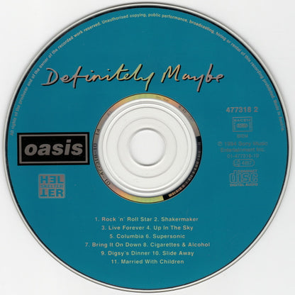 Oasis – Definitely Maybe - 2xCD (CD + CD Single) - Buen Estado / Good Condition (VG / M-)