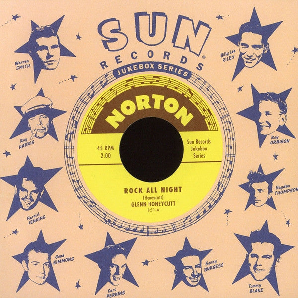 Glenn Honeycutt / Jimmy Wages – Rock All Night / Miss Pearl - 7" - 2001 - Norton Records – 851 - Como Nuevo / Like New (M- / M-)