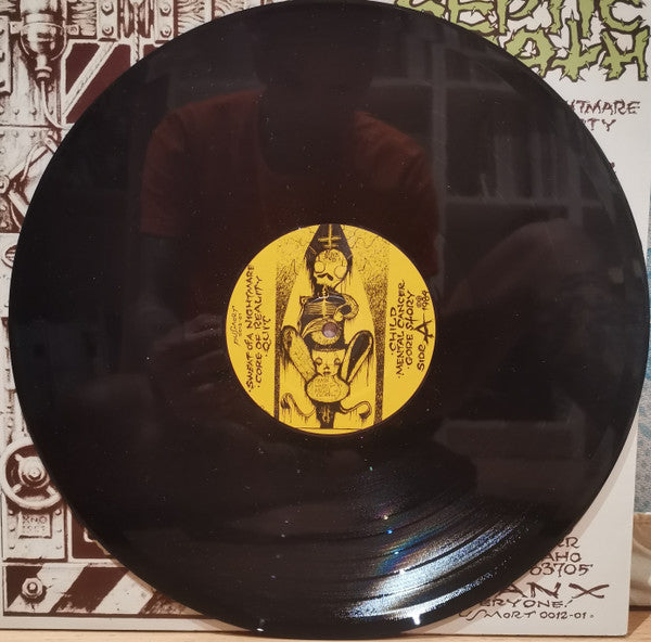 Septic Death – Need So Much Attention... Acceptance Of Whom - LP - With Insert - Unofficial - Vinilo Como Nuevo / Portada Como Nueva (M-/M-).