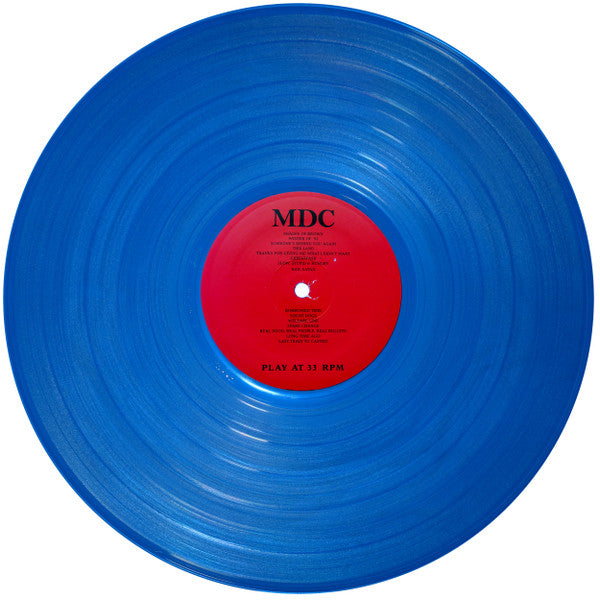 MDC – Shades Of Brown - LP - Azul / Blue - 2016 - Beer City Records – BCR183-1