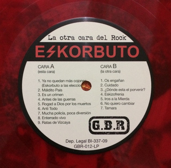 Eskorbuto - La Otra Cara Del Rock (LP, Album, Rojo / Red)