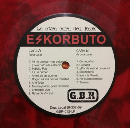 Eskorbuto - La Otra Cara Del Rock (LP, Album, Rojo / Red)