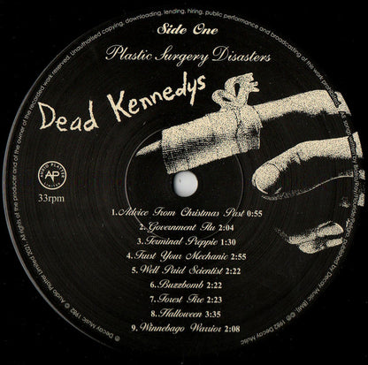 Dead Kennedys – Plastic Surgery Disasters - LP - Gatefold - 2021 - Audio Platter – PLATE059LP