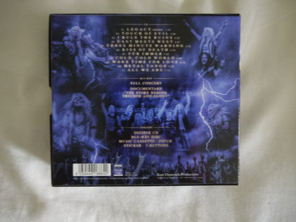 Doro / Warlock – Triumph And Agony - Live - CD + Blu-ray + Cassette Box Set - NUEVO / PRECINTADO - NEW / SEALED.