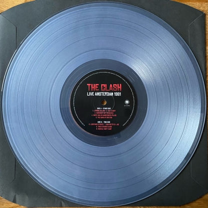 The Clash – Live Amsterdam 1981 - LP - Clear - Gatefold Sleeve - Limited edition; 1000 copies made