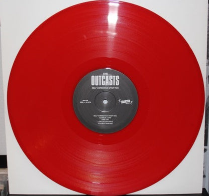 The Outcasts - Self Conscious Over You (LP, Album, RE, Rojo / Red)